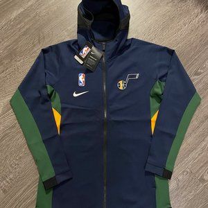 Nike Utah Jazz Showtime Therma Flex Warm-Up Full-Zip Hoodie Mens AT8500-419